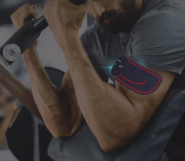 Smart Abdominal Trainer w Rechargeable Muscle Pads