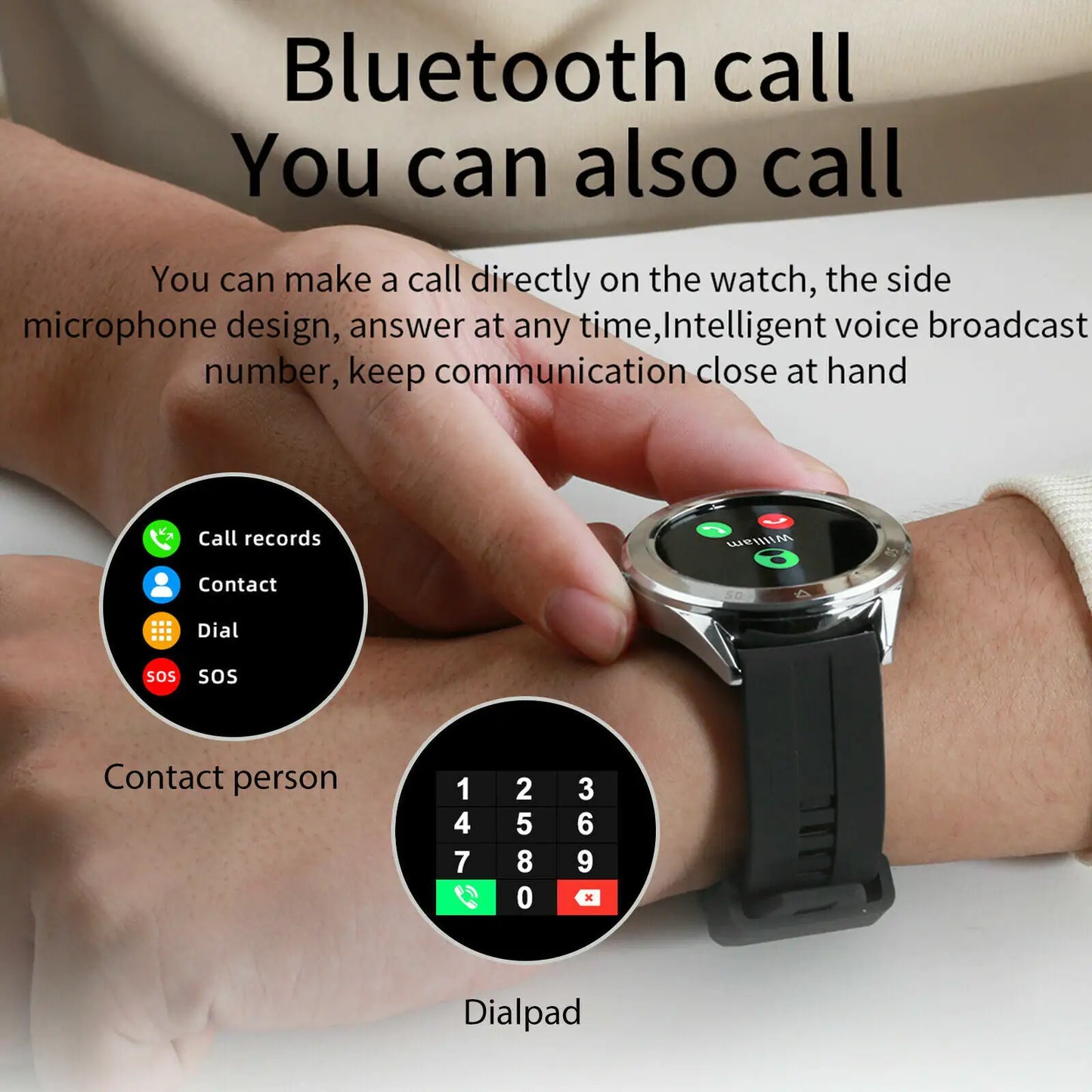PulseMate Bluetooth Smartwatch