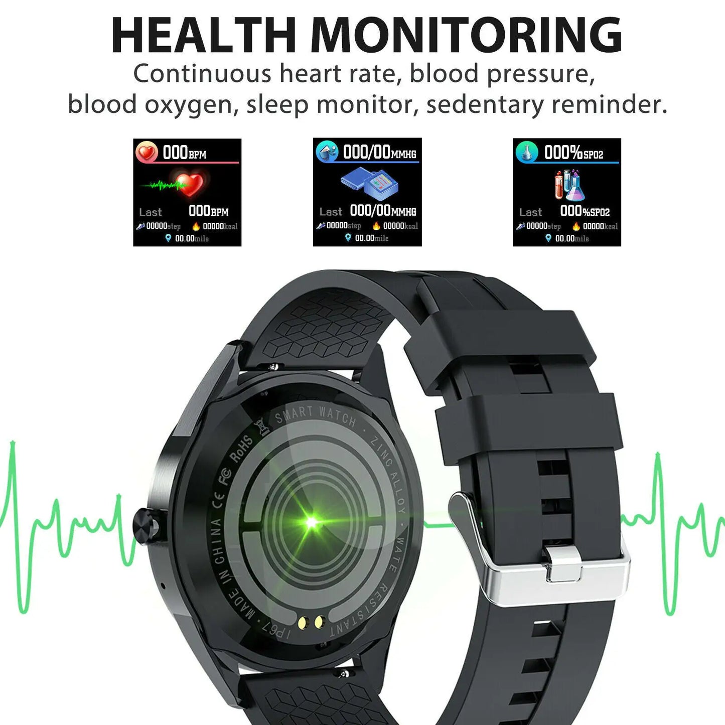 PulseMate Bluetooth Smartwatch