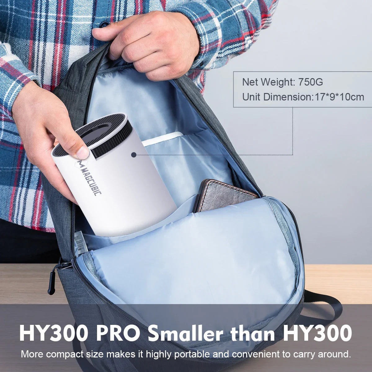 Magcubic Projector HY300 PRO 4K Android 11 Dual