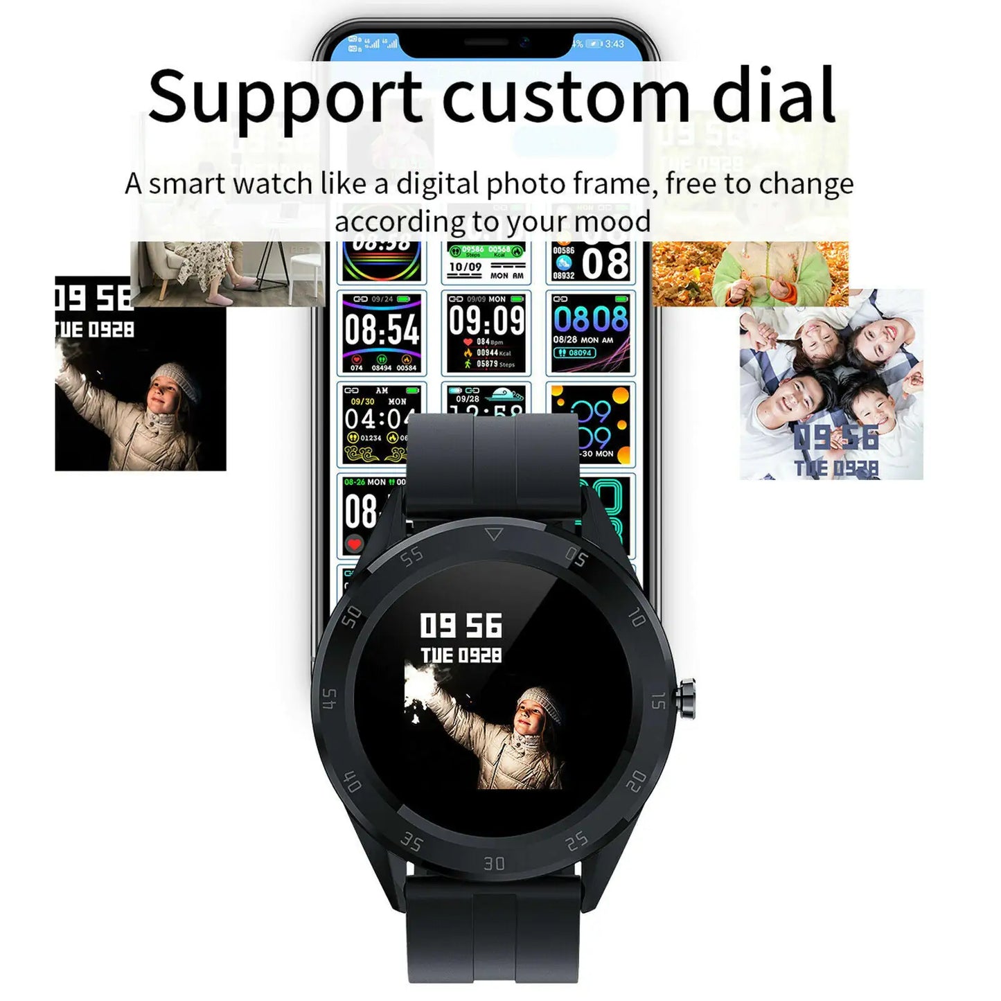 PulseMate Bluetooth Smartwatch
