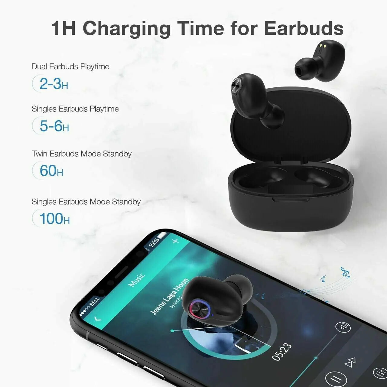 Waterproof Earbuds Noise Cancelling