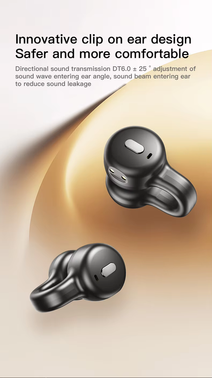 Open Ear Freedom —Clip On Earbuds