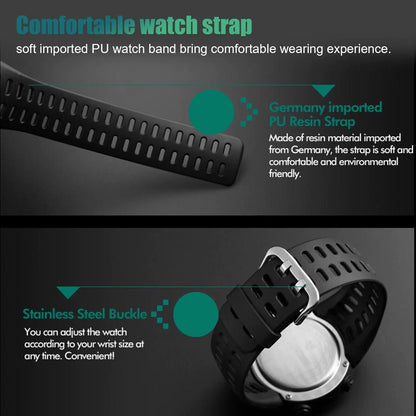 SKMEI Unisex Digital Military Sport Analog Waterproof Watch