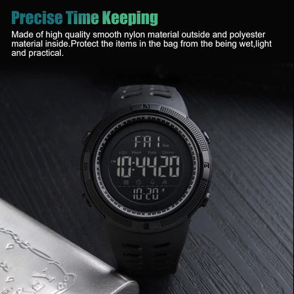 SKMEI Unisex Digital Military Sport Analog Waterproof Watch