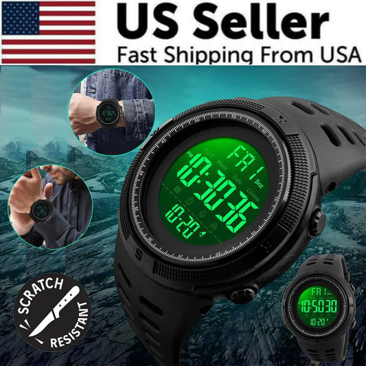 SKMEI Unisex Digital Military Sport Analog Waterproof Watch