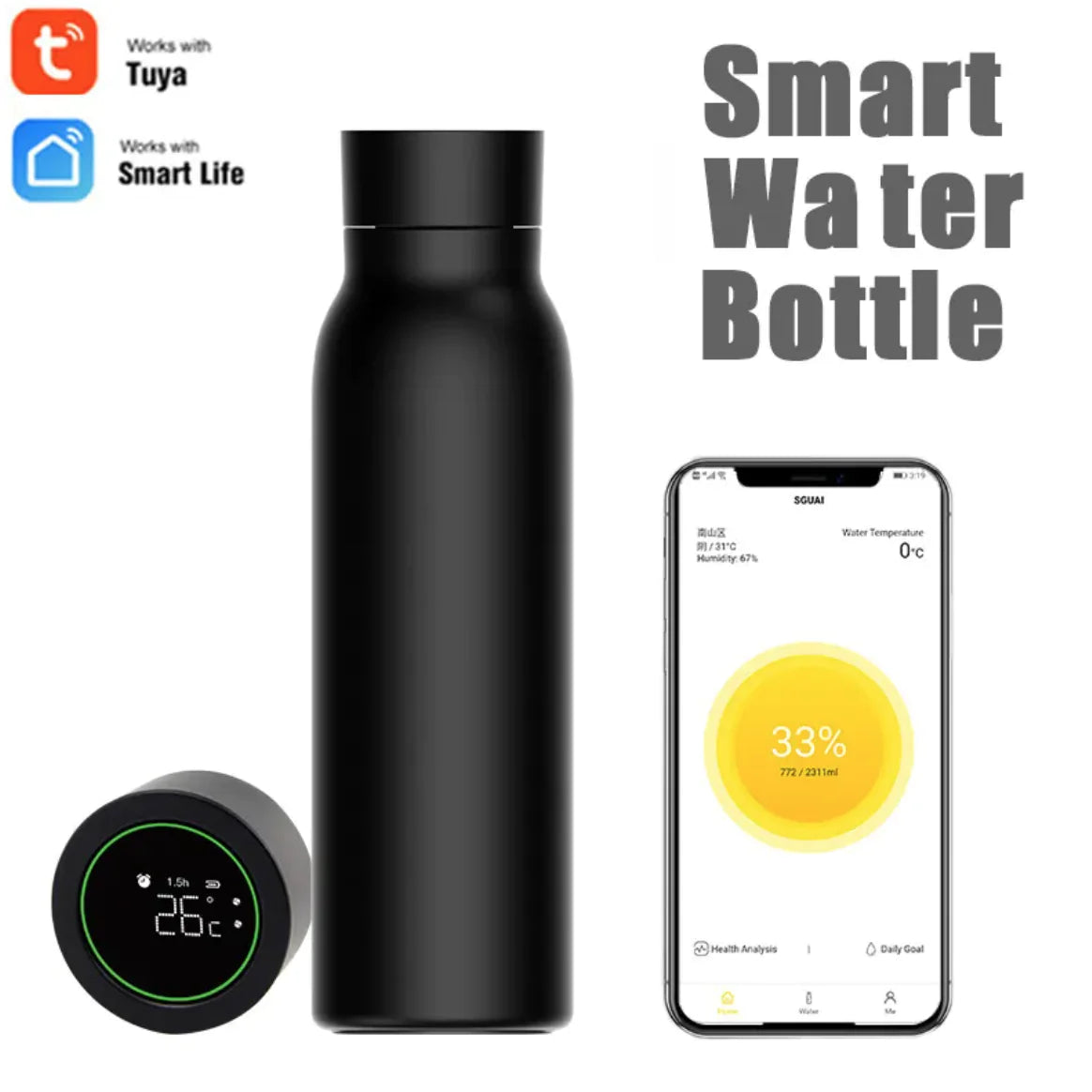 Smart Bluetooth Water Bottle