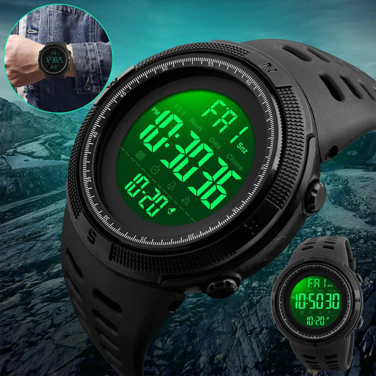 SKMEI Unisex Digital Military Sport Analog Waterproof Watch