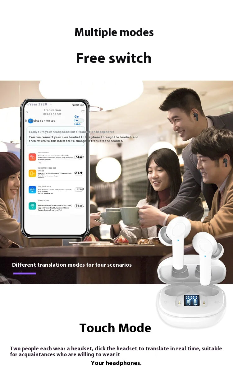Smart Language Translator Earbuds